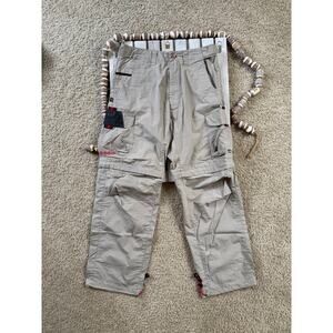 Rare Vintage Y2K 90s Independent Trucking Company Cargo Convertible Pants Shorts
